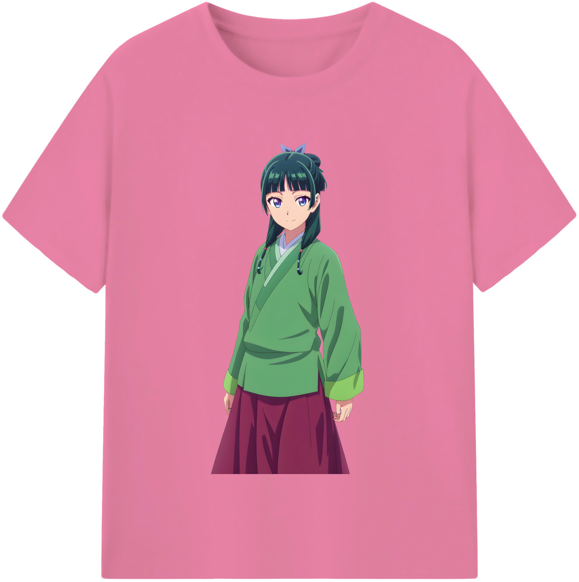 （画像用） 薬屋のひとりごと The Apothecary Diaries 綿100％半袖Tシャツ（フロントプリント）